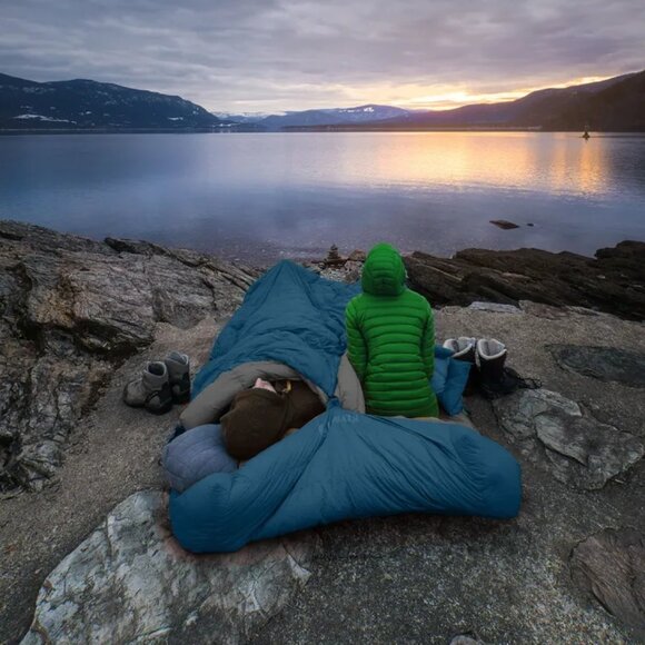 Klymit KSB 30 Degree Down Two Person Double Sleeping Bag - Picture 2 of 5